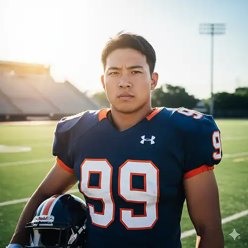 先輩部員Bの顔写真